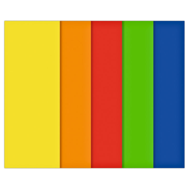 URSUS Paper Crafts Window Star Folding Paper, Translucent Coloured, 80 Sheets from Australia