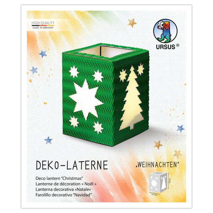 URSUS Paper Lantern Kit - Christmas, Dark Green - Paper Products, Online - Australia
