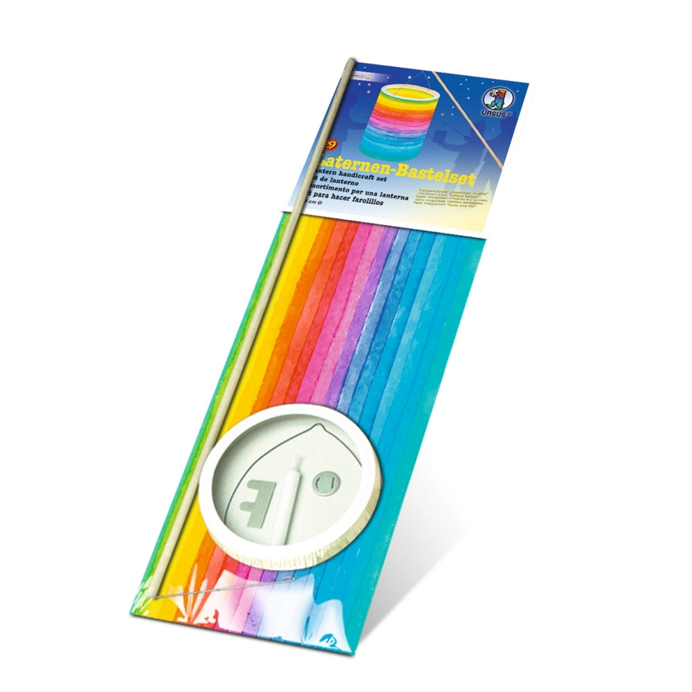 URSUS Paper Lantern Kit - Rainbow Stripes Hanging Lantern - Paper Products, Online - Australia