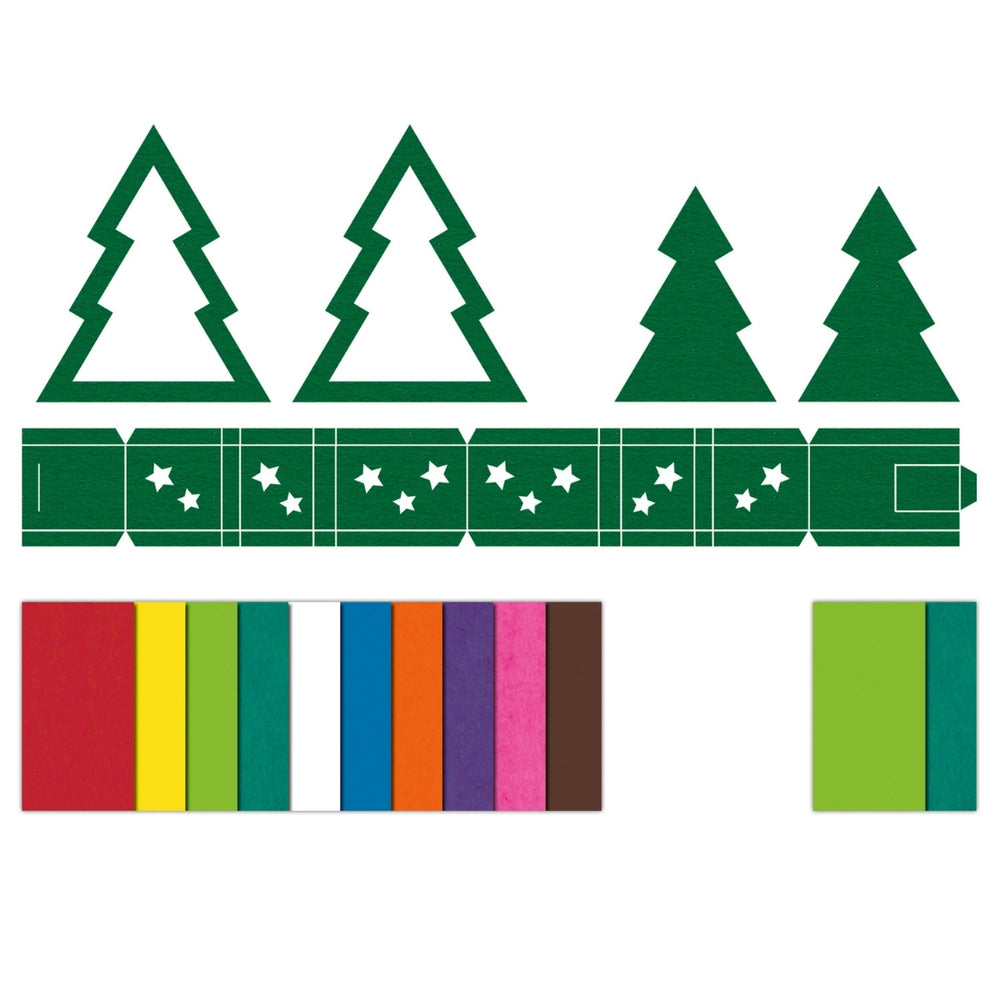URSUS Paper Lantern Kit - Set of 24 - Christmas Tree, Multicoloured - Paper Products, Online - Australia