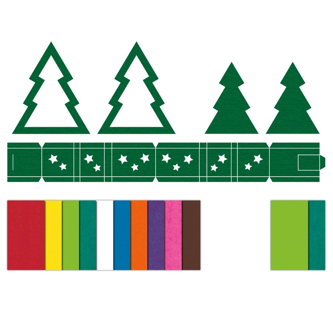 URSUS Paper Lantern Kit - Set of 24 - Christmas Tree, Multicoloured - Paper Products, Online - Australia
