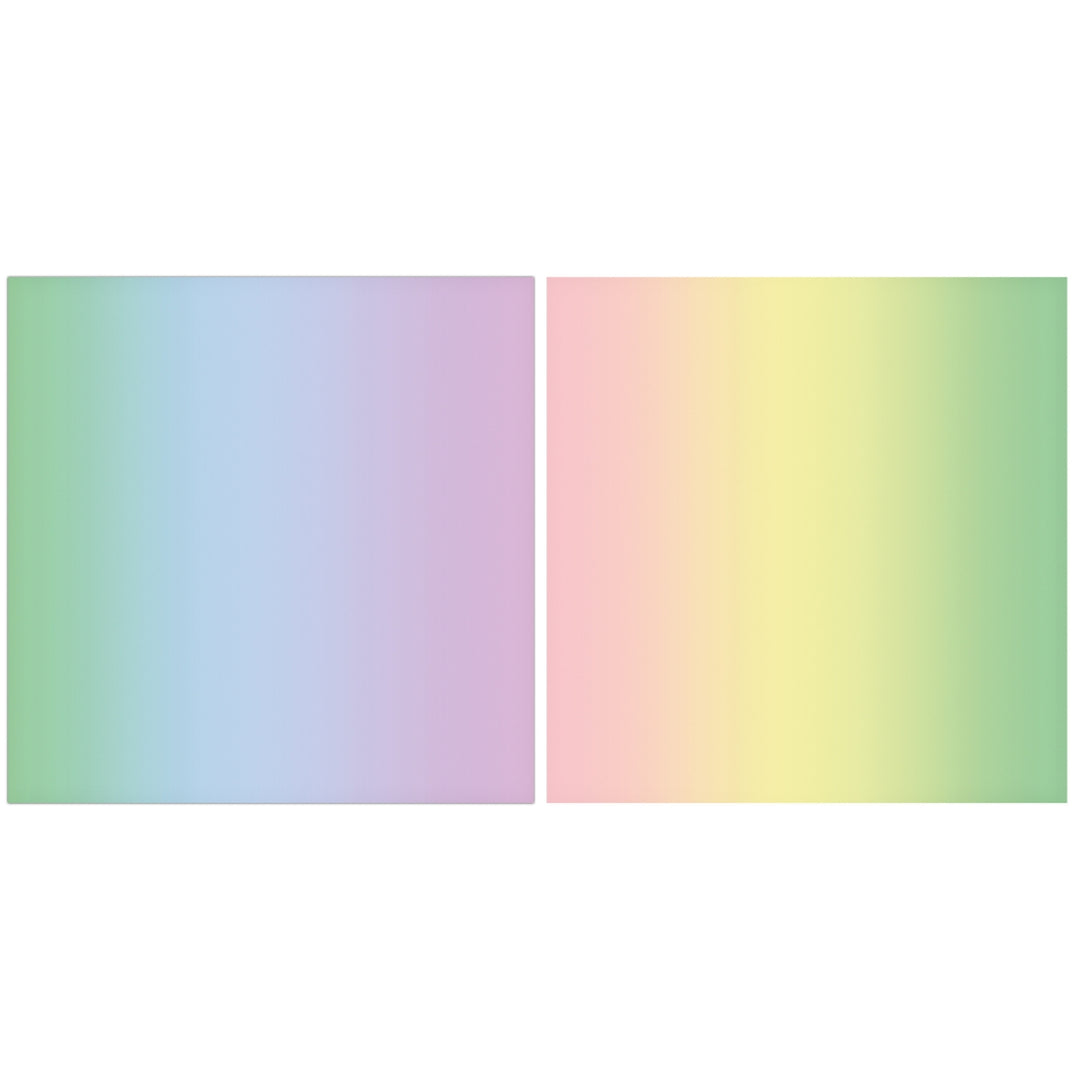 URSUS Rainbow Pastels Folding Paper 50 Sheets 15cm from Australia