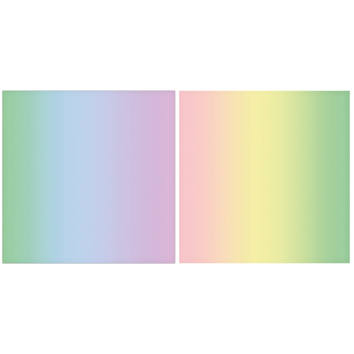 URSUS Rainbow Pastels Folding Paper 50 Sheets 15cm from Australia