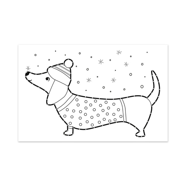 URSUS Sewing Card Templates - Set of 10 - Winter - Paper Products, Online - Australia