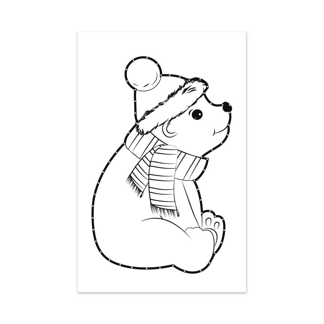 URSUS Sewing Card Templates - Set of 10 - Winter - Paper Products, Online - Australia