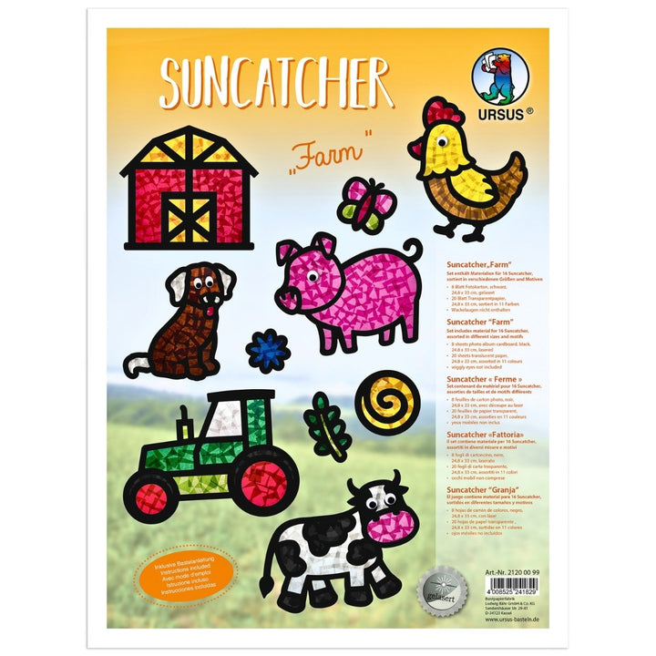 URSUS Suncatcher Kit - Set of 15 - Farm - Paper Products, Online - Australia