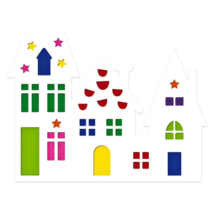 URSUS Window Art Kit - Set of 24 - Houses - Paper Products, Online - Australia
