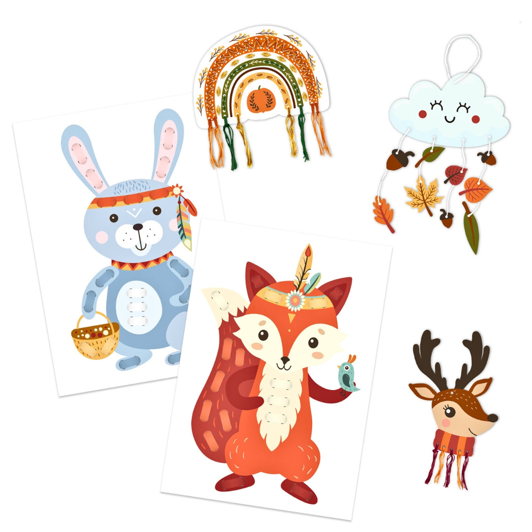 URSUS Paper Craft Pack - Set of 34 - Woodland Friends - Paper Products, Online - Australia