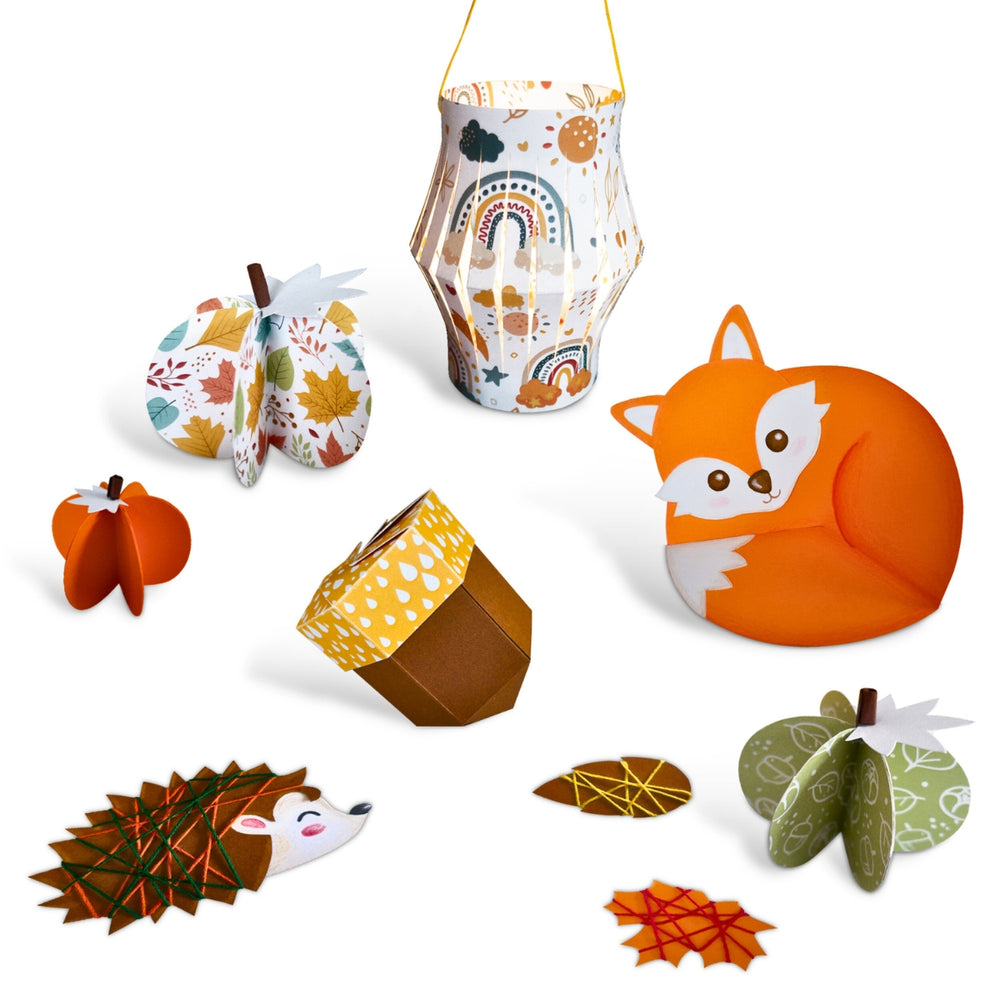 URSUS Paper Craft Pack - Set of 34 - Woodland Friends - Paper Products, Online - Australia