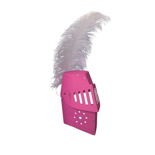 VH-683-SGL VAH Helmet Knight Pink with White Feather - Retired Product