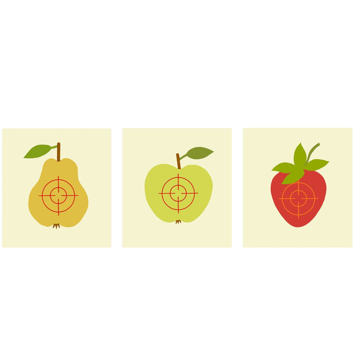 VAH Trio Target for Suction Arrows - Fruit - Wooden Toy - Online, Australia