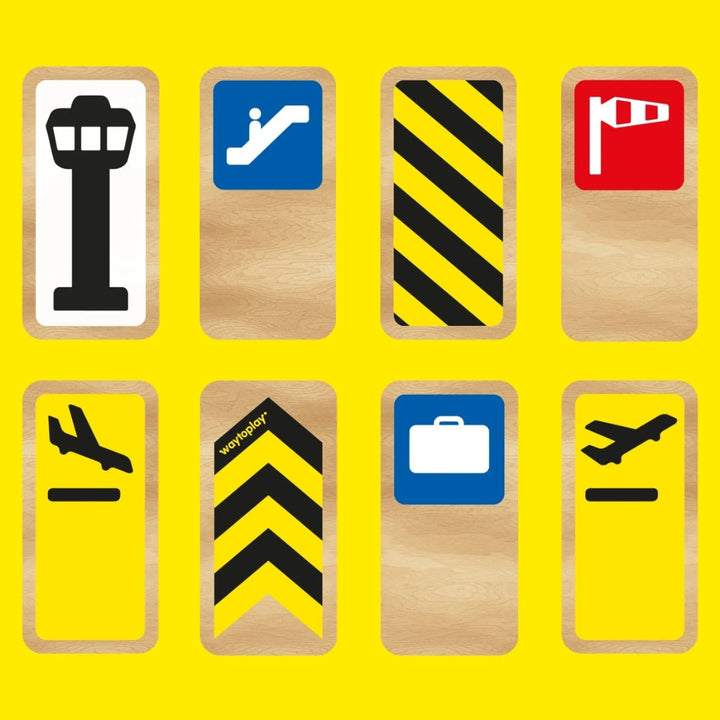 Roadblocks - Airport Signs Set of 8