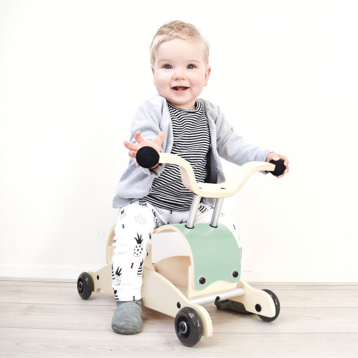 WD-5140 Wishbone Mini-Flip Rocker, Ride on, Walker and Push Along 3 in 1 Australia