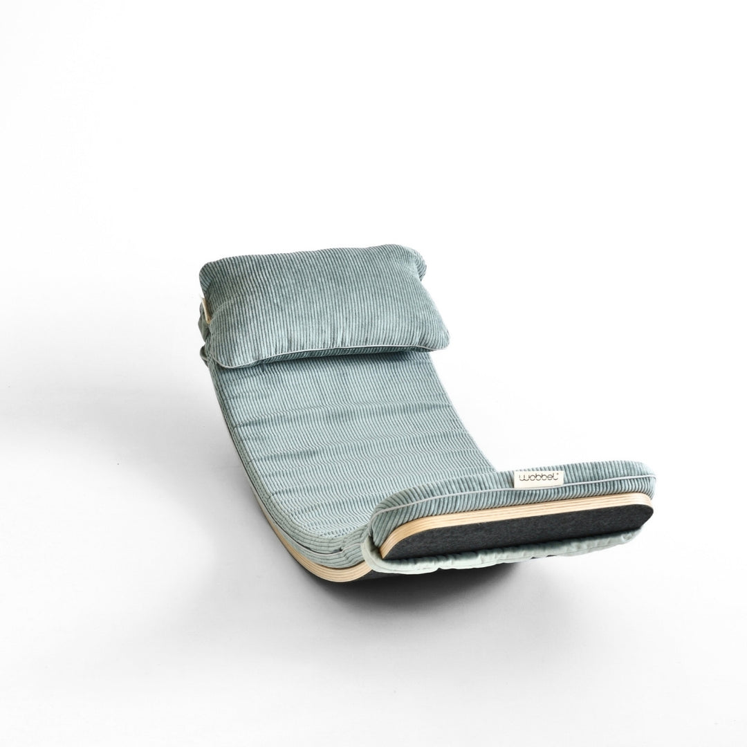 Wobbel Balance Board - Large with Wool Felt Base - Mouse Grey, Australia