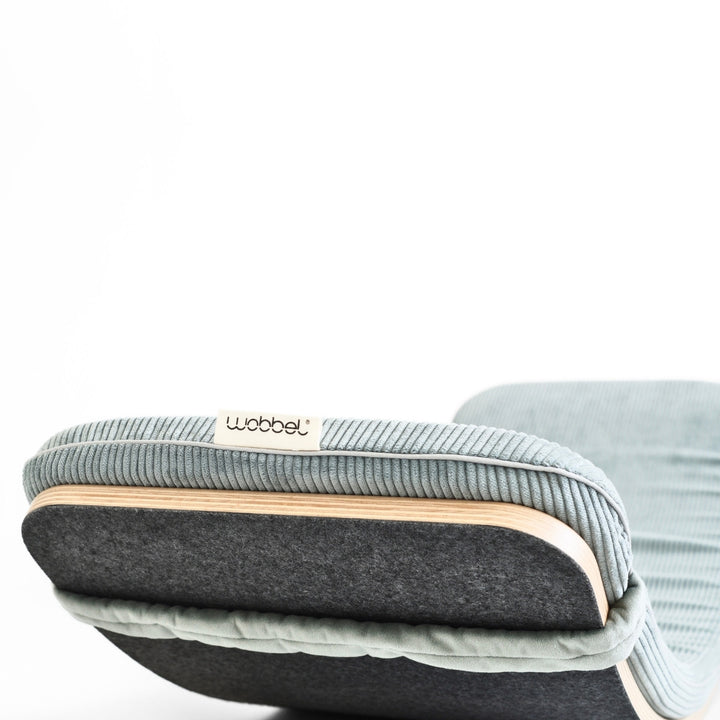 Wobbel Balance Board - Large with Wool Felt Base - Mouse Grey, Australia