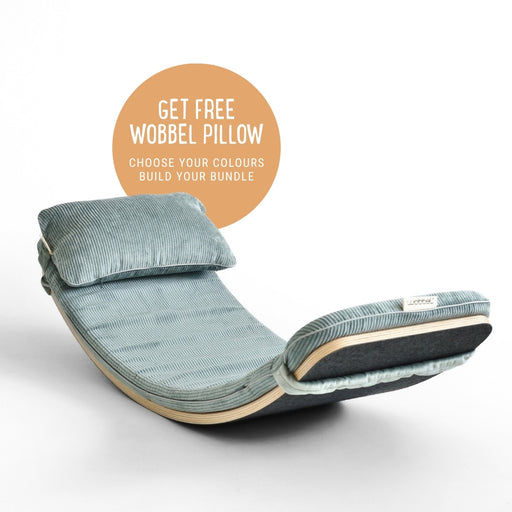 Wobbel Board Lite w Vegan Wool Base + Deck 50% OFF + FREE Pillow - Australia
