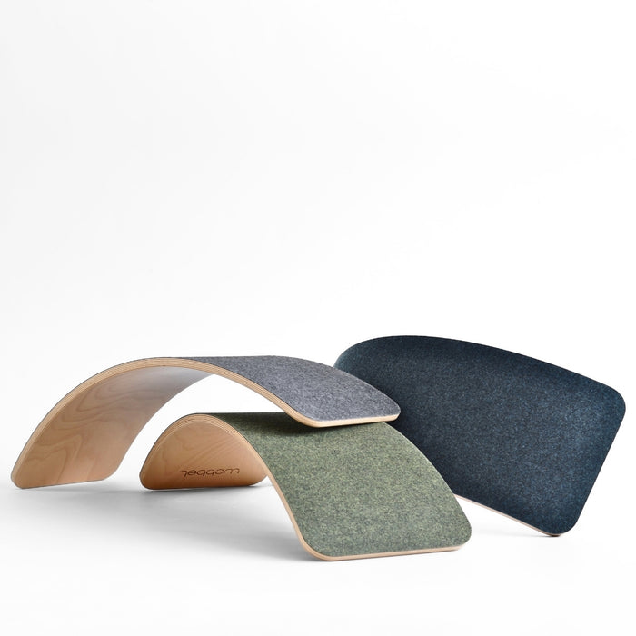 Wobbel Balance Board Lite with Hardwearing Recycled Vegan Felt Base, Australia
