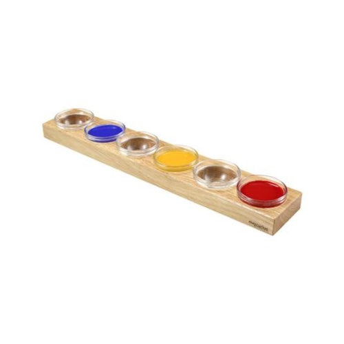 25915020 Wooden Holder for 6pcs of 35ml Paint Dishes