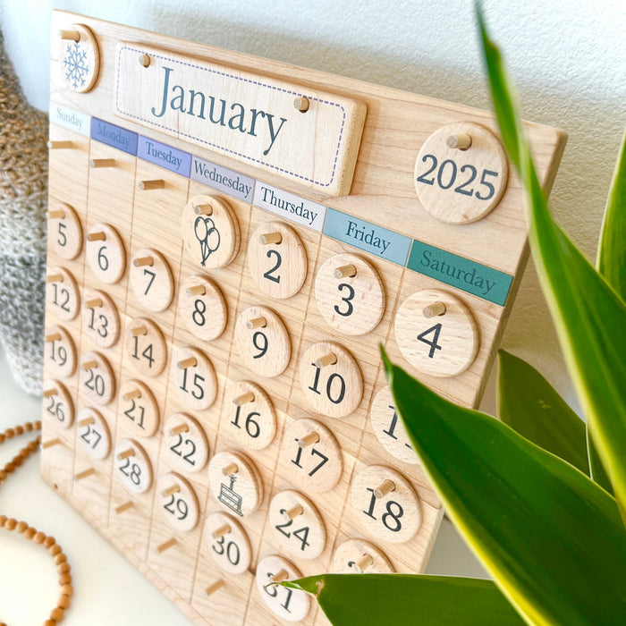 From Jennifer Perpetual Montessori Home Calendar - Hilltop Version