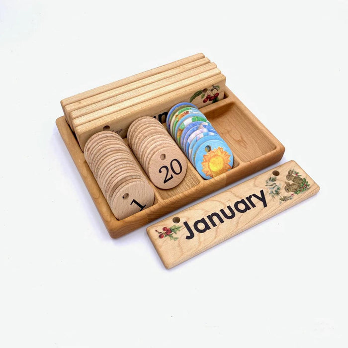 TFJ-3062 From Jennifer Storage Box for Perpetual Montessori Calendar