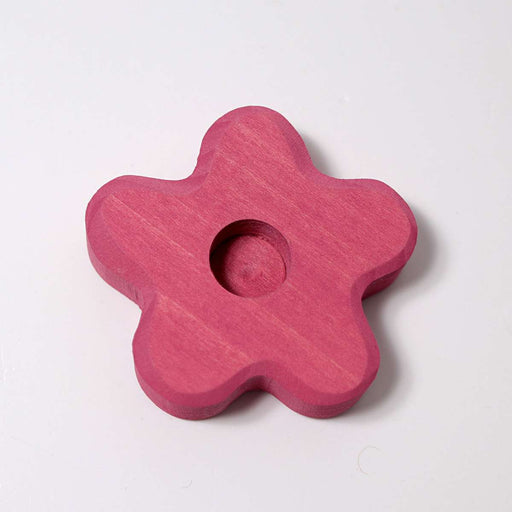 02705 Grimm's Pink Flower Candle Holder