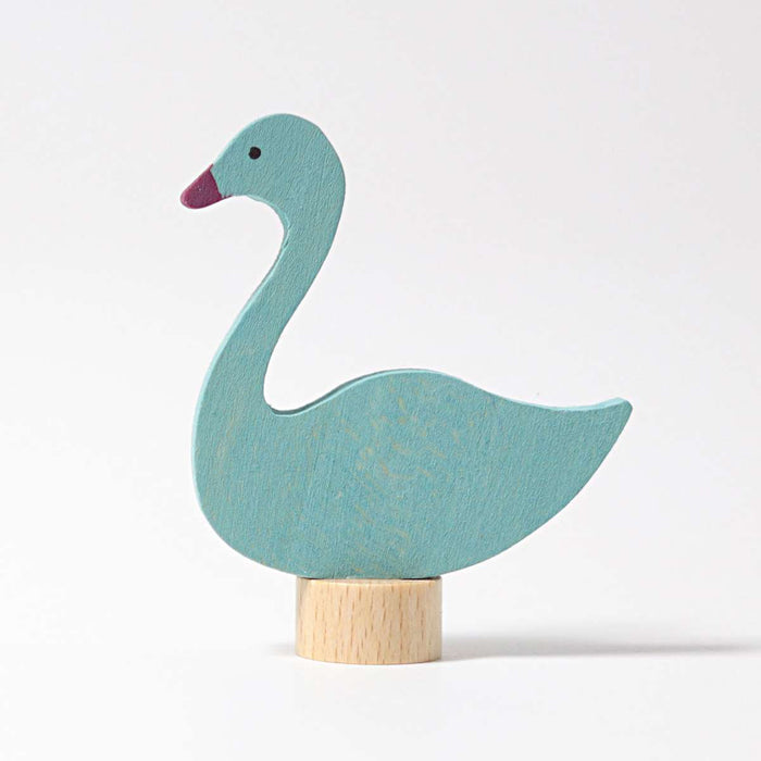 03710 Grimm's Swan Candle Holder Decoration