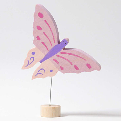 04240 Grimm's Pink Butterfly Candle Holder Decoration