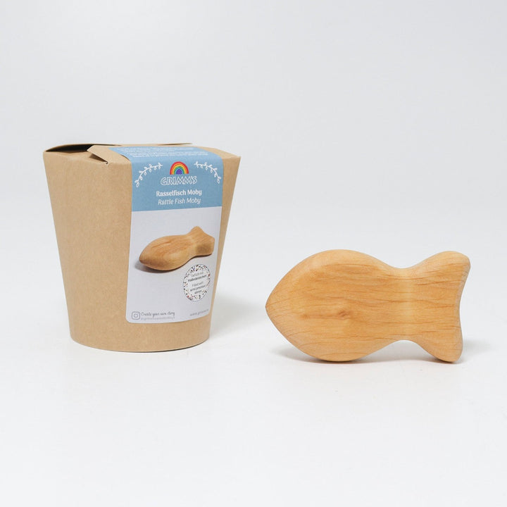 Grimms Grasping Fish Rattle Moby 05