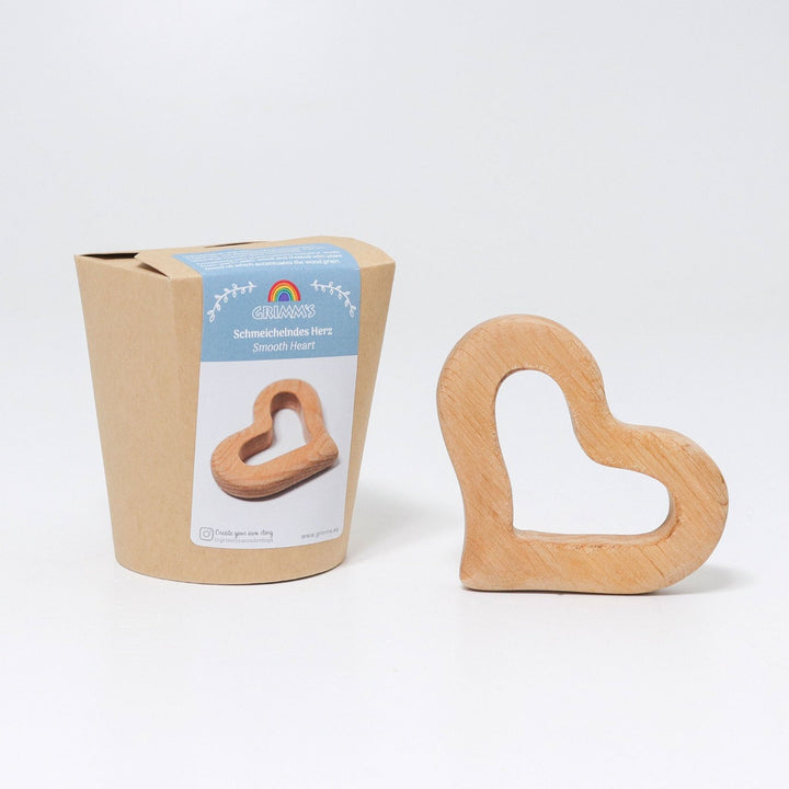 Grimms Grasping Toy Smooth Heart 06