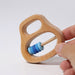 8131 Grimm's Grasping Toy Rattle with blue rings