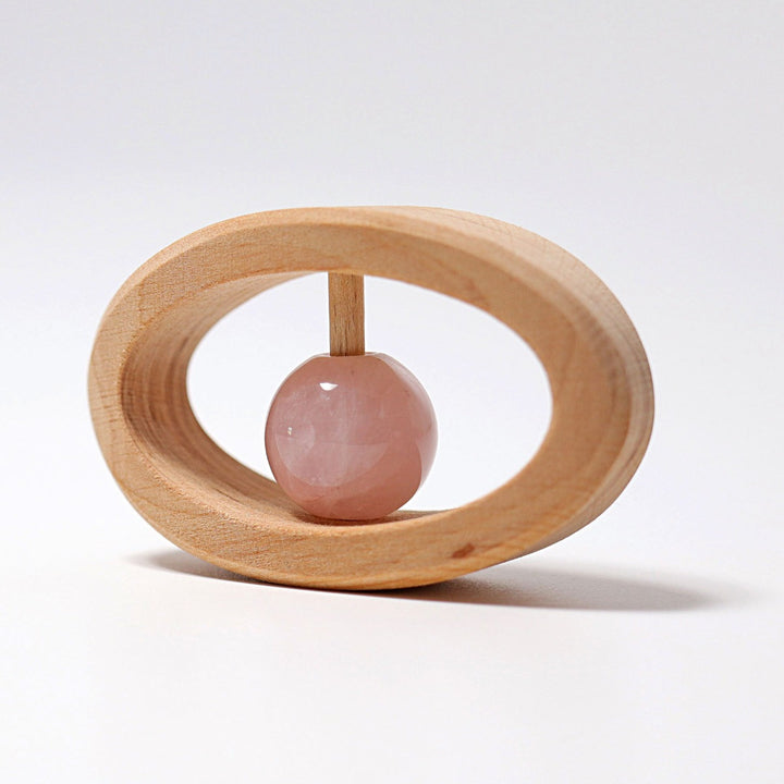 Grimm's Grasping Rattle Rose Quartz 01
