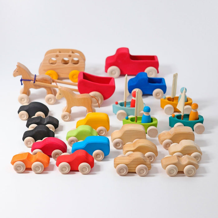 GR-09300 Grimm's Cars Natural 6 Pieces