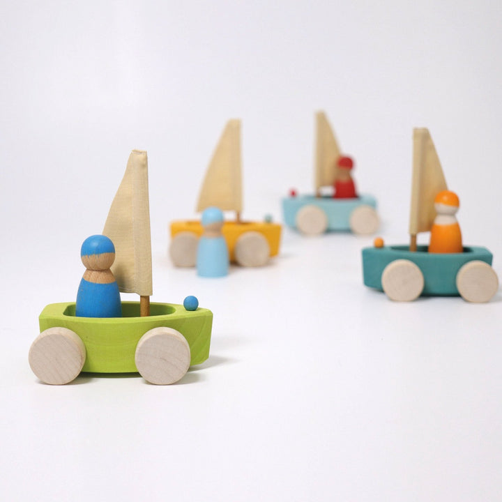 GR-09316-SGL Grimm's Little Land Yacht with Sailor - SINGLE