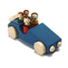 10020.3 Weizenkorn Wooden 4 Passenger car Blue