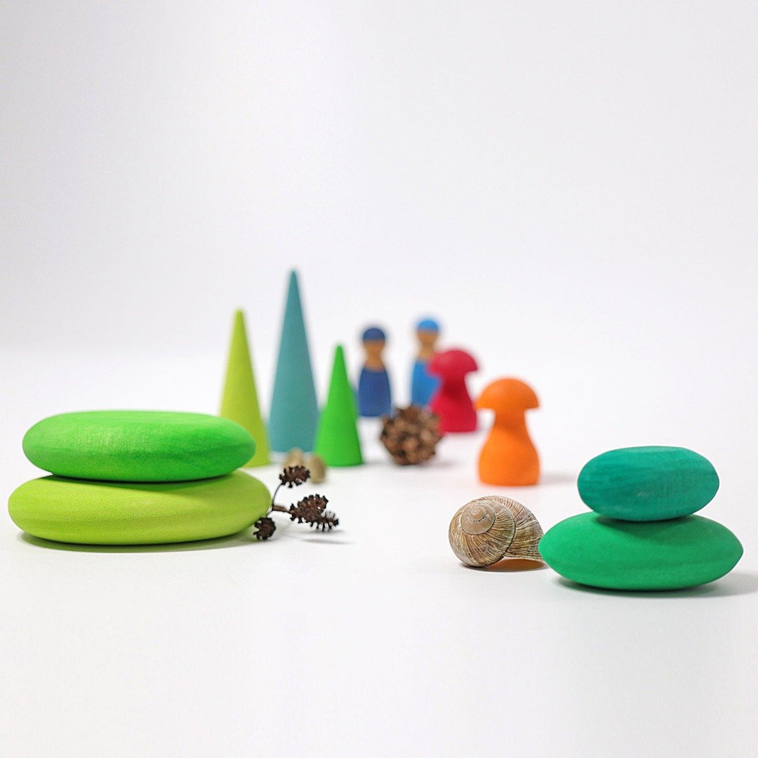 10058 Grimms Building Set Moss Pebbles 4 pieces