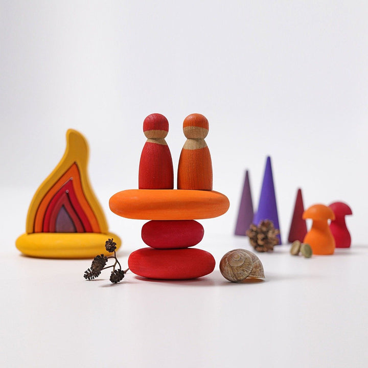 10059 Grimms Building Set Fire Pebbles 4 pieces
