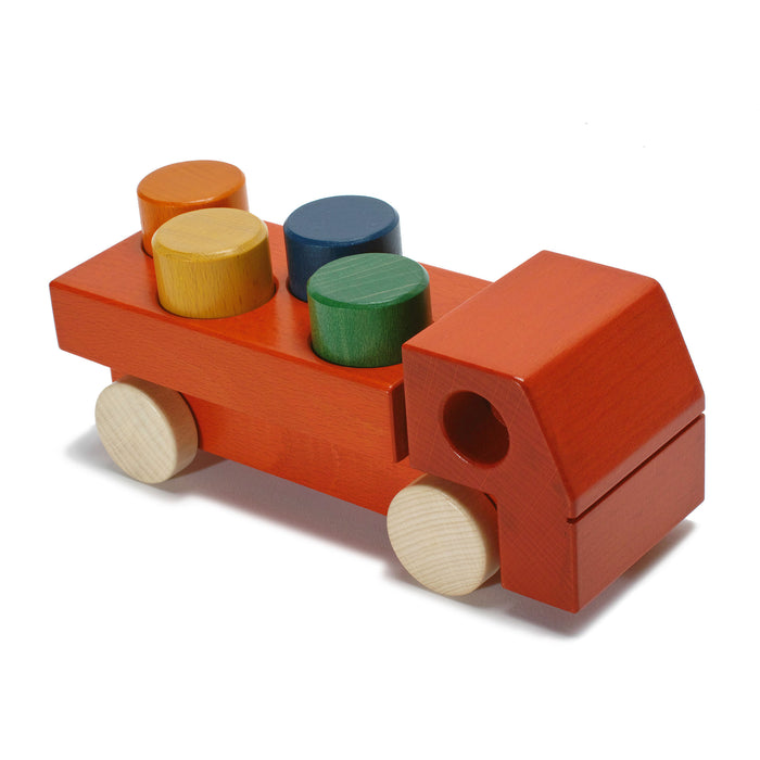 Wooden truck on sale with blocks