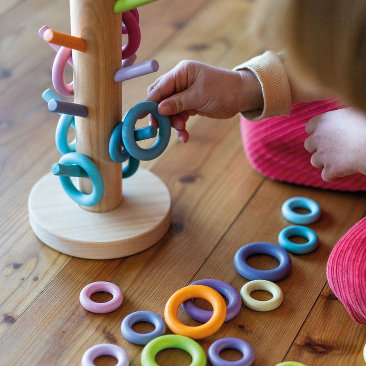 10161 Grimm's Sorting Helper Building Rings Pastel