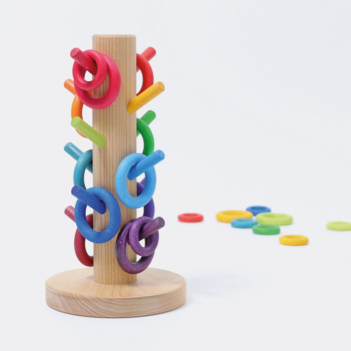 10162 Grimm's Sorting Helper Building Rings Rainbow