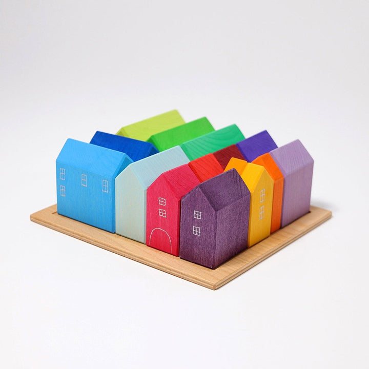 10176 Grimm's Small Wooden Houses hand painted