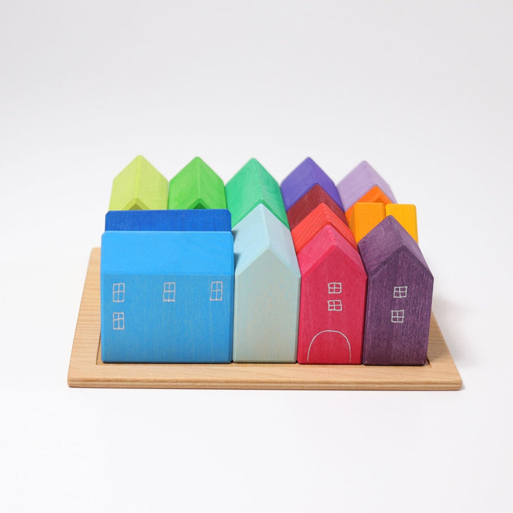 10176 Grimm's Small Wooden Houses hand painted