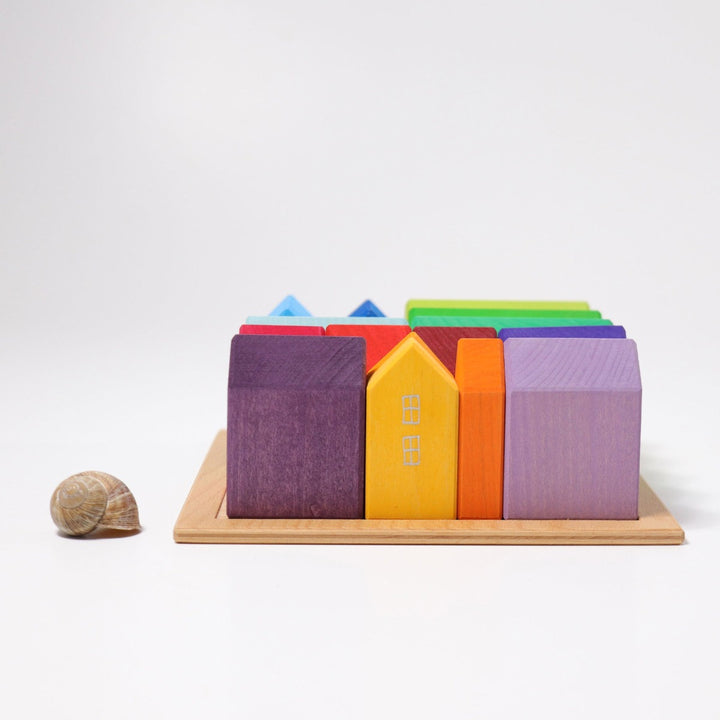 10176 Grimm's Small Wooden Houses hand painted