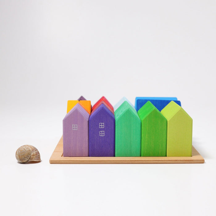 10176 Grimm's Small Wooden Houses hand painted