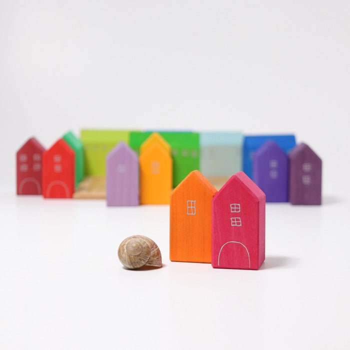 10176 Grimm's Small Wooden Houses hand painted