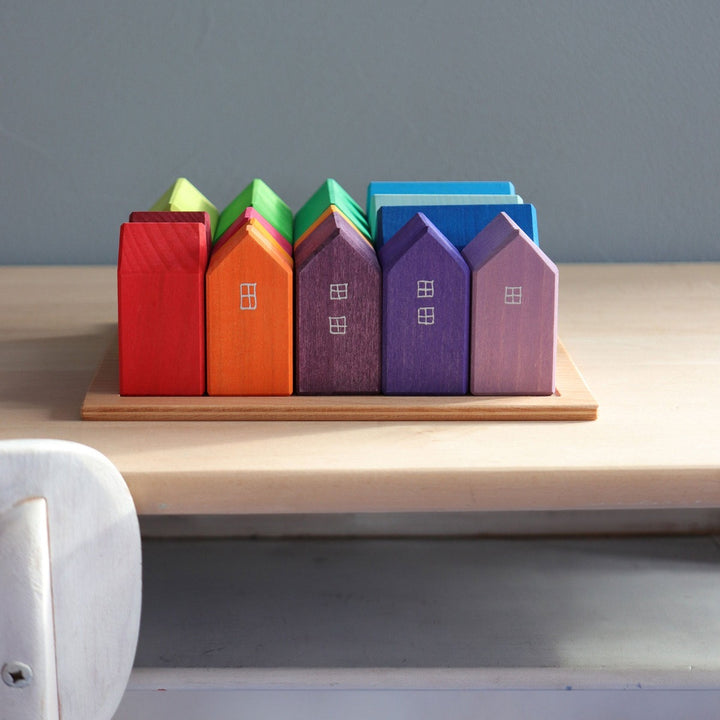 10176 Grimm's Small Wooden Houses hand painted