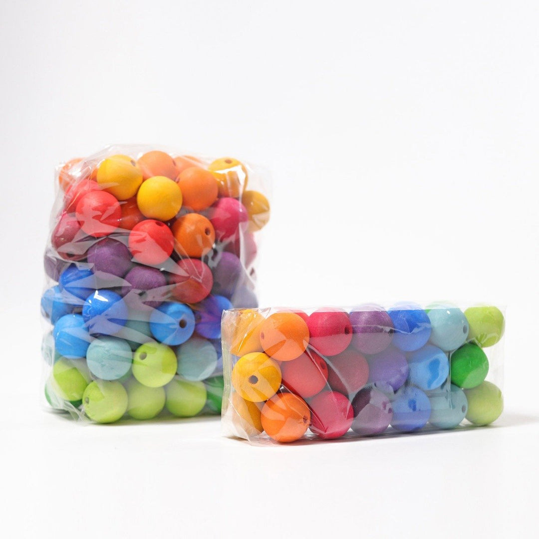 10240 Grimm's 36 Coloured Beads 30mm