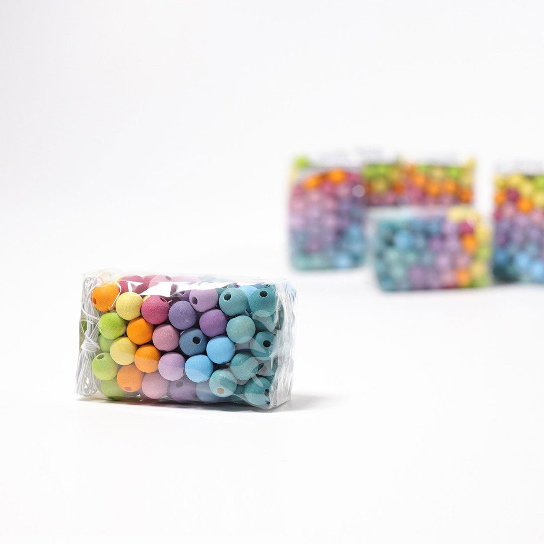 10259 Grimm's 120 Pastel Beads 12mm