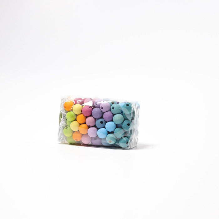 10259 Grimm's 120 Pastel Beads 12mm