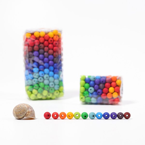 Grimm's Wooden Beads 480 Coloured 12mm