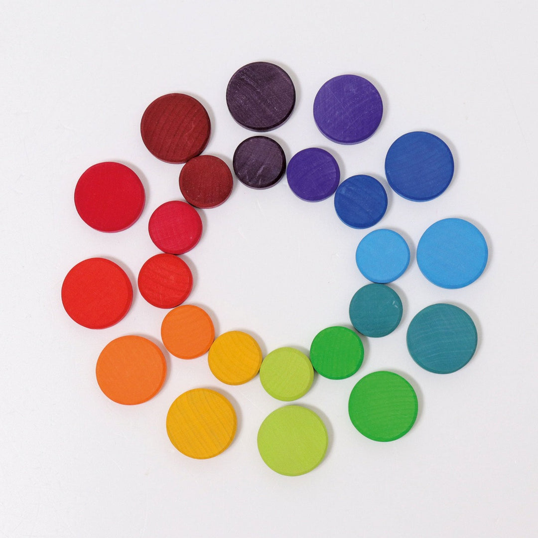 10312 Grimm's Wooden Rainbow Coins